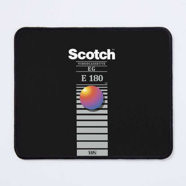 Item preview, "Re-record, not fade away" - Scotch VHS Essential designed and sold by KHENOGUZMA.