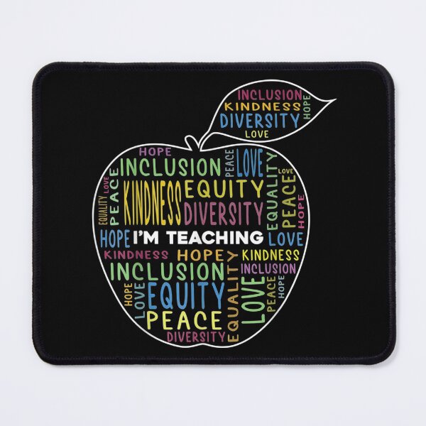 Item preview, Peace Love Inclusion Diversity Teacher Social Injustice designed and sold by johnsimonart.