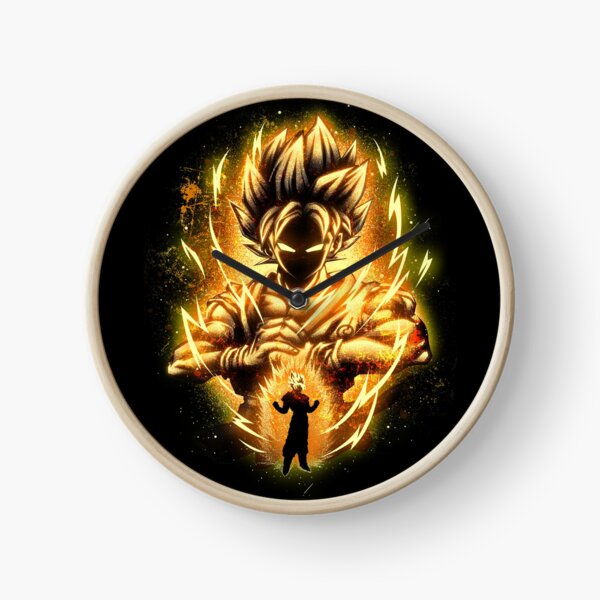 Golden Saiyan Kaioken Clock