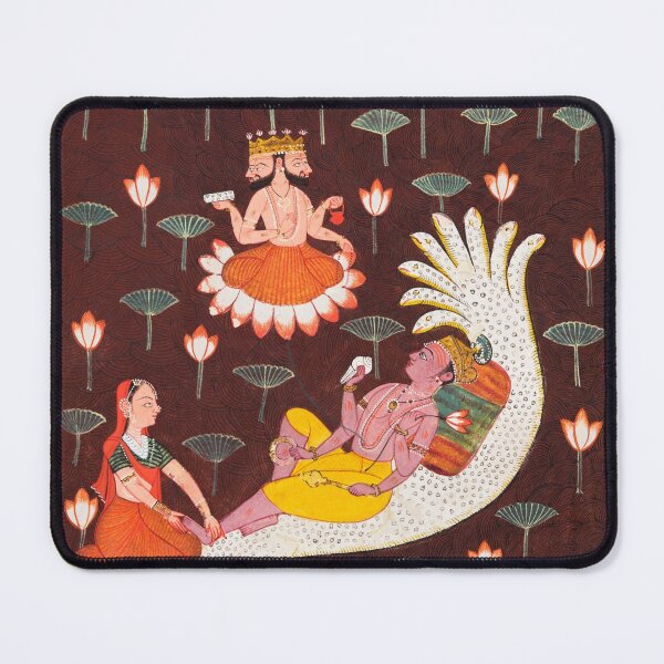 Item preview, Lord Vishnu on Ananta, the Endless Serpent (ca. 1700) designed and sold by Sneh Universe.