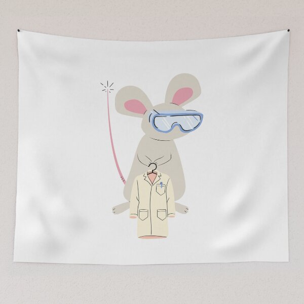 Item preview, Lab Coat Rat with Goggles designed and sold by Mavy-liz.