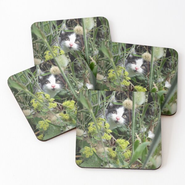 Item preview, The tomcat Robby in the flowerbed designed and sold by Gourmetkater.