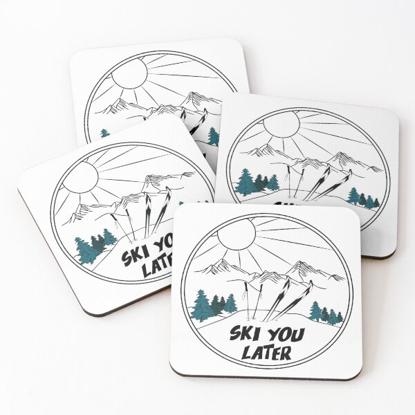 Item preview, Ski You Later Winter Sports designed and sold by TheInkElephant.