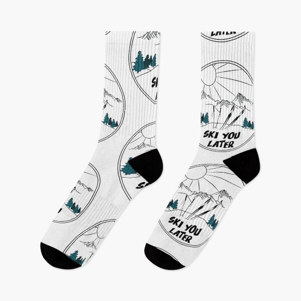 Item preview, Ski You Later Winter Sports designed and sold by TheInkElephant.
