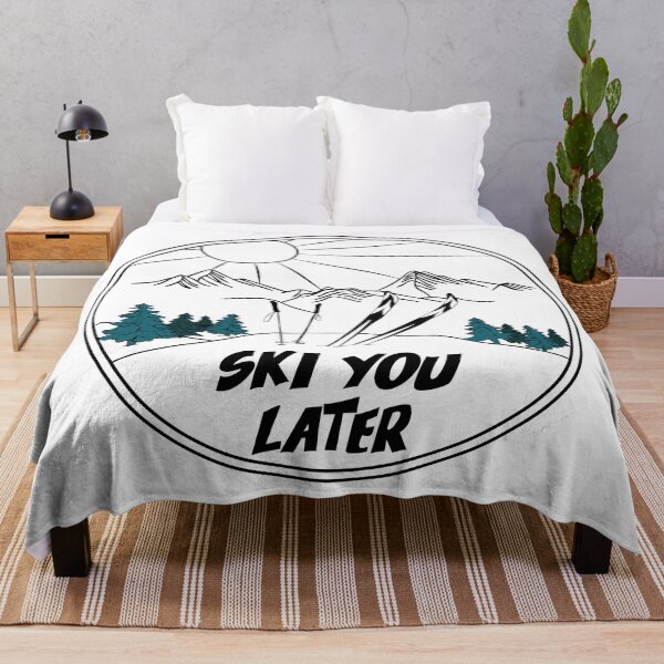 Item preview, Ski You Later Winter Sports designed and sold by TheInkElephant.