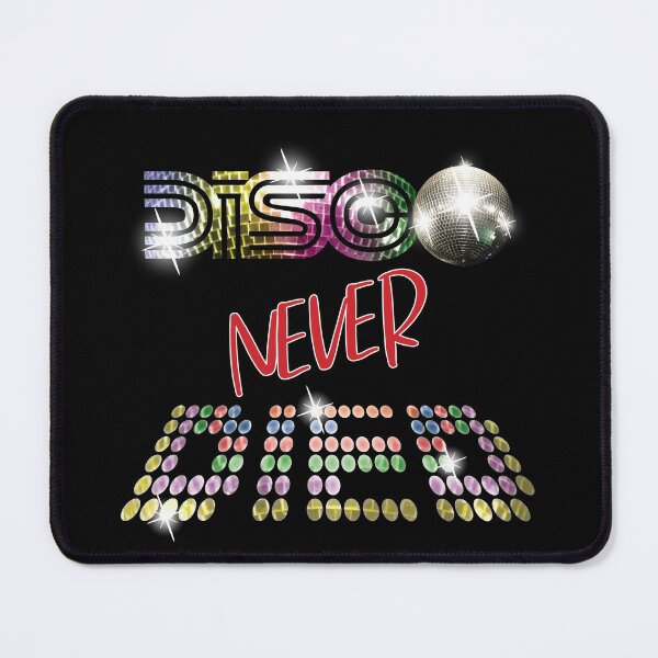Item preview, Disco Never Died - Retro Mirror Ball and Dance Floor Theme Text Design designed and sold by Karen McFarland.