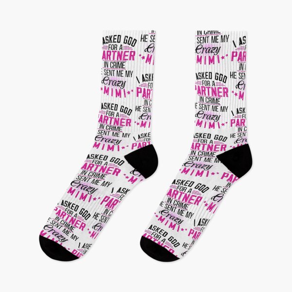 Item preview, Copy of I asked God for a Partner in crime - He sent me my crazy mimi designed and sold by Vanthuandesign.