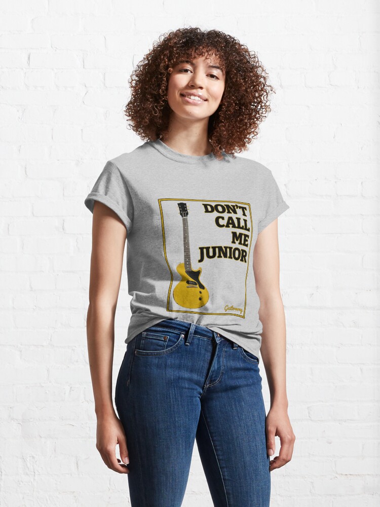 Alternate view of Don't Call Me Junior - Black Text Classic T-Shirt