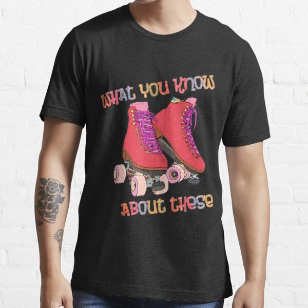 70s Roller Skates Disco Derby Retro Essential T-Shirt for Sale by