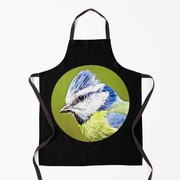 Item preview, Blue Tit Portrait designed and sold by RevolutionInPaint.