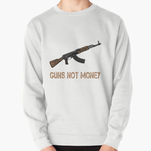 Item preview, Guns not Money  Hustler Shirt Dollar bill Harder Motivational designed and sold by MediTees.
