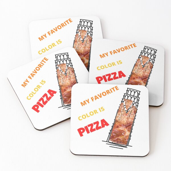Item preview, My Favorite Color Is Pizza ~ Leaning Tower of Pizza designed and sold by haRexia.