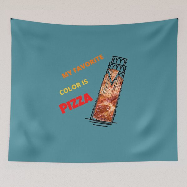 Item preview, My Favorite Color Is Pizza ~ Leaning Tower of Pizza designed and sold by haRexia.
