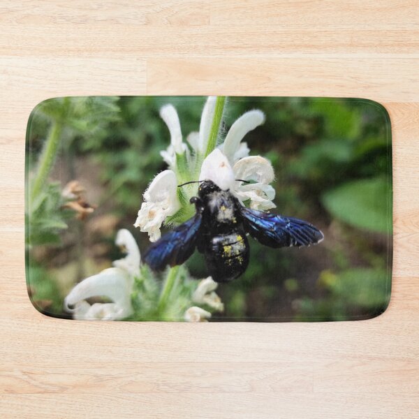 Item preview, Wooden bee on sage designed and sold by Gourmetkater.
