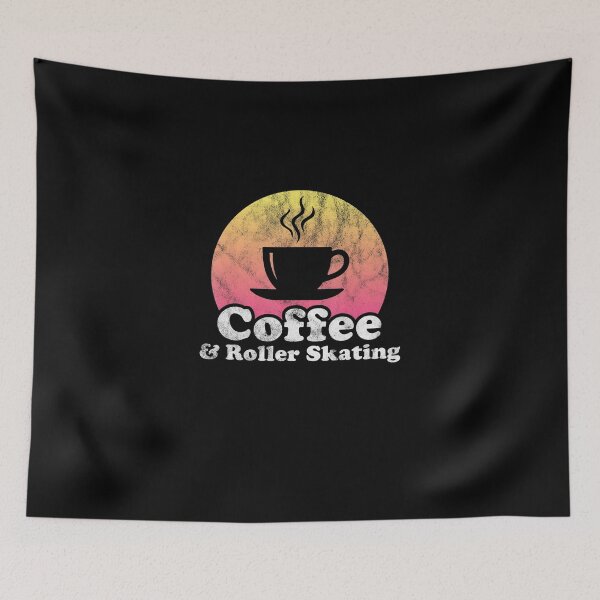 Item preview, Coffee and Roller Skating designed and sold by ReneBurkhardt.