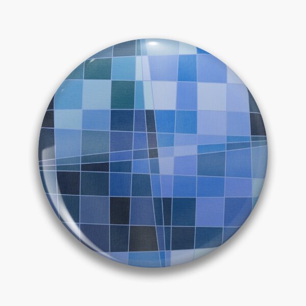 Artikelvorschau, Abstract Squares Pattern, Blue Tones entworfen und verkauft von bubblyshades.