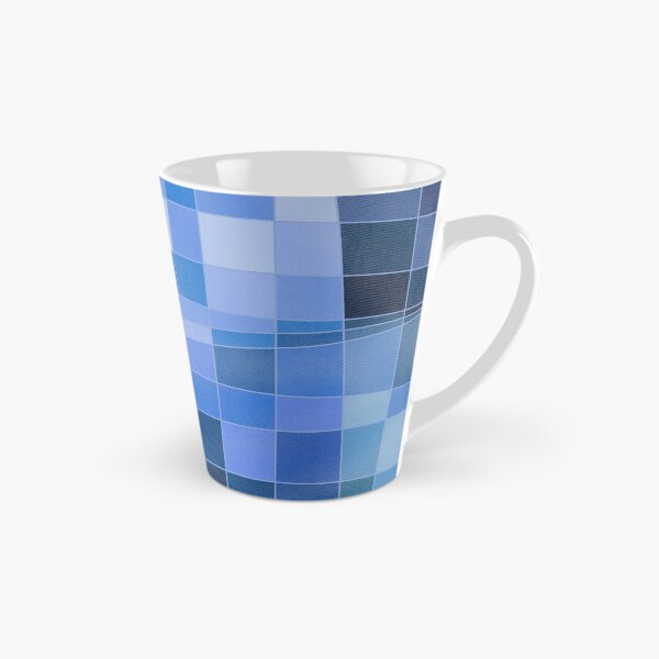 Aperçu de l'œuvre Abstract Squares Pattern, Blue Tones créée et vendue par bubblyshades.