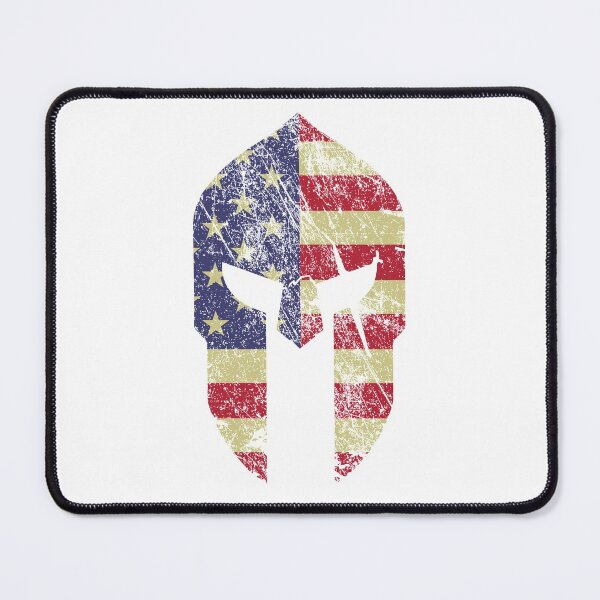 Item preview, USA American Spartan Patriotic Flag Vintage Military Veteran Mens Army designed and sold by Easy-Logo.