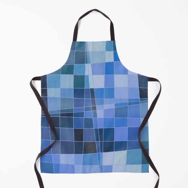 Artikelvorschau, Abstract Squares Pattern, Blue Tones entworfen und verkauft von bubblyshades.