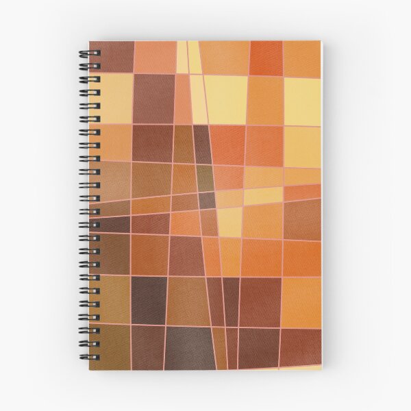 Item preview, Abstract Squares Pattern, Fall Tones designed and sold by bubblyshades.