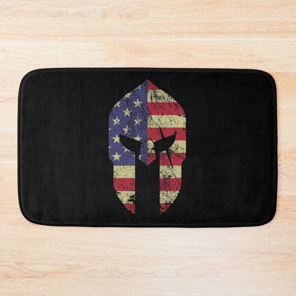 Item preview, USA American Spartan Patriotic Flag Vintage Military Veteran Mens Army designed and sold by Easy-Logo.