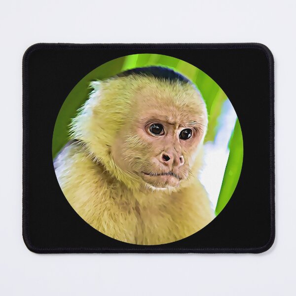 Item preview, Capuchin Monkey Portrait designed and sold by RevolutionInPaint.