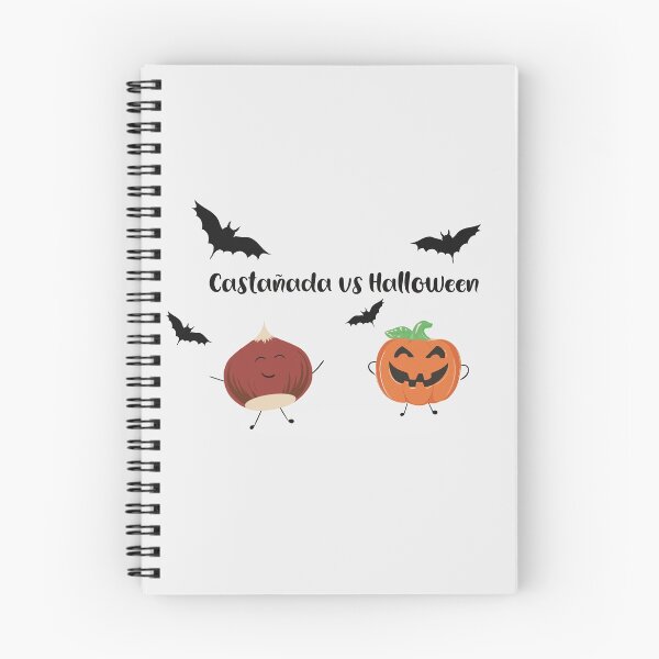 Item preview, Bona Castanyada Catalán Halloween vs castañada  designed and sold by Hola Ilustra.