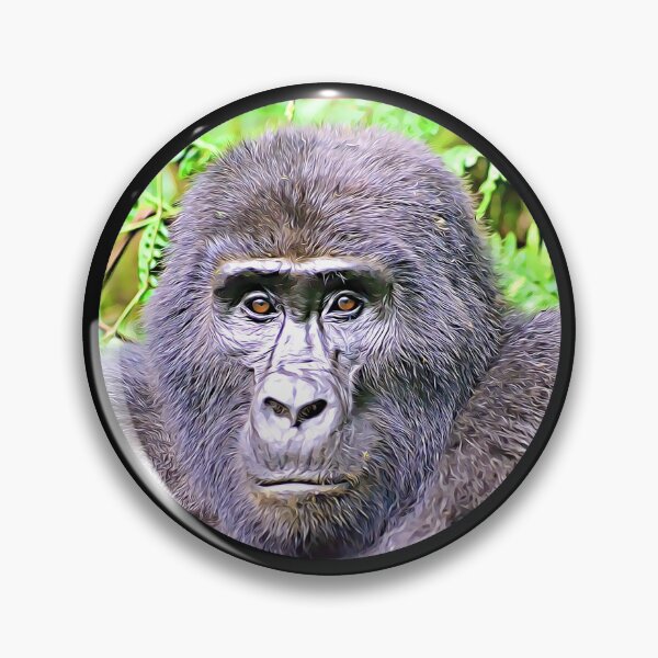 Item preview, Mountain Gorilla Portrait designed and sold by RevolutionInPaint.
