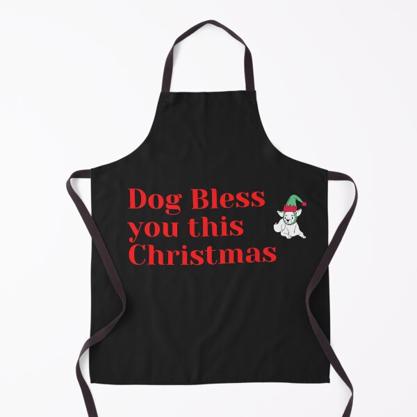 Item preview, Dog bless you this christmas - classic christmas dog design designed and sold by Doggymadness.