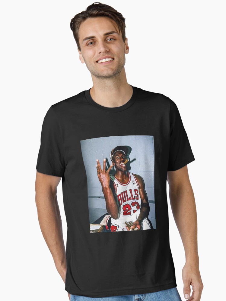 Thumbnail 1 of 7, Essential T-Shirt, Micheal Jordan Cigar Classic designed and sold by LAURASPANTON.
