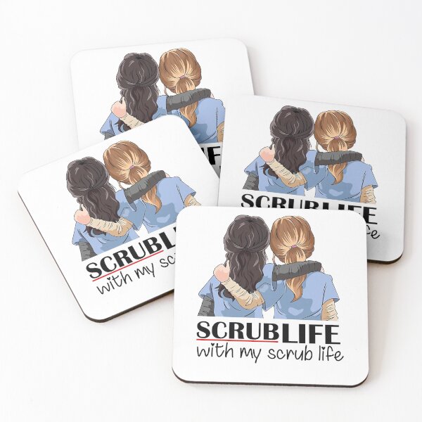 Item preview, Scrublife With My Scrub Life Nurse Bestie designed and sold by Salient189.