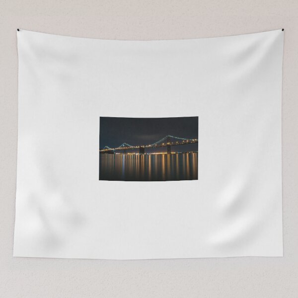 Item preview, Bay Bridge at Night designed and sold by antonium.