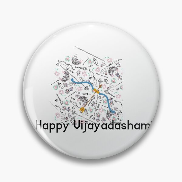 Aperçu de l'œuvre vijayadashami - Souhaits hindi -T-shirts 2021 créée et vendue par ColorfulDesign7.