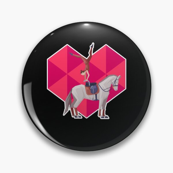 Item preview, Vaulting Horses Heart Riding Rider designed and sold by MooonTees.