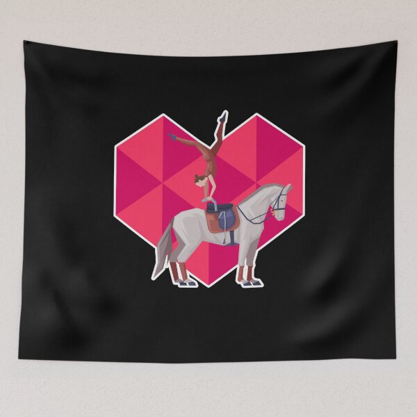 Item preview, Vaulting Horses Heart Riding Rider designed and sold by MooonTees.