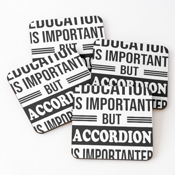 Item preview, EDUCATION IS IMPORTANT BUT ACCORDION IS IMPORTANTER - Funny ACCORDION designed and sold by YukiShop.
