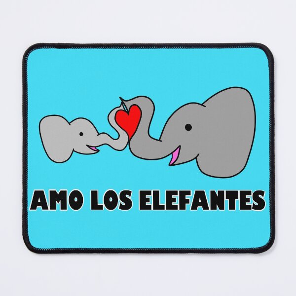 Item preview, Amo los elefantes - I love elephants designed and sold by jentiger.