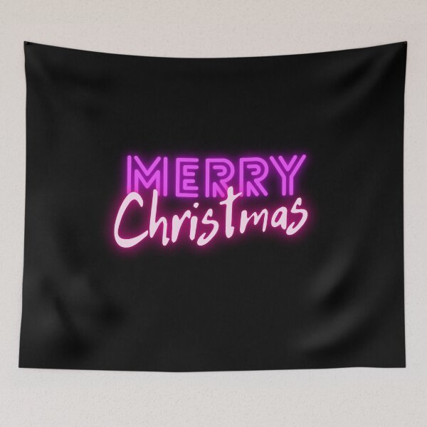 Item preview, Merry Christmas Pink Neon Colors  designed and sold by trendingatees.