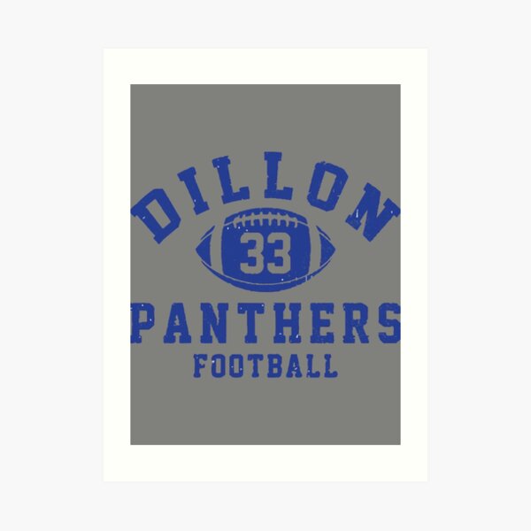 Dillon Panthers Football - vintage logo Poster for Sale by Primotees