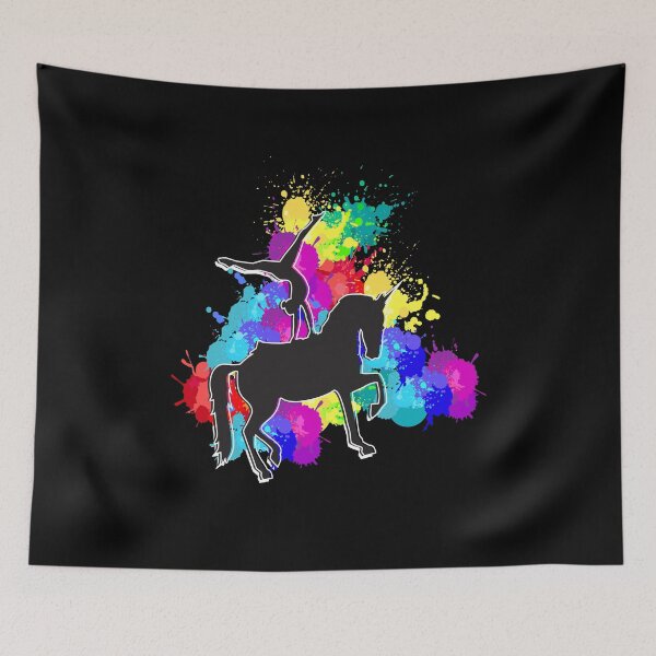 Item preview, Vaulting Horses Colors Riding Rider designed and sold by MooonTees.