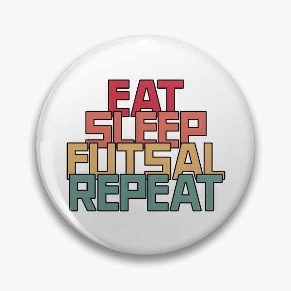 Item preview, Eat Sleep Futsal Repeat - Football shirt for Soccer Fans  designed and sold by 5lav.