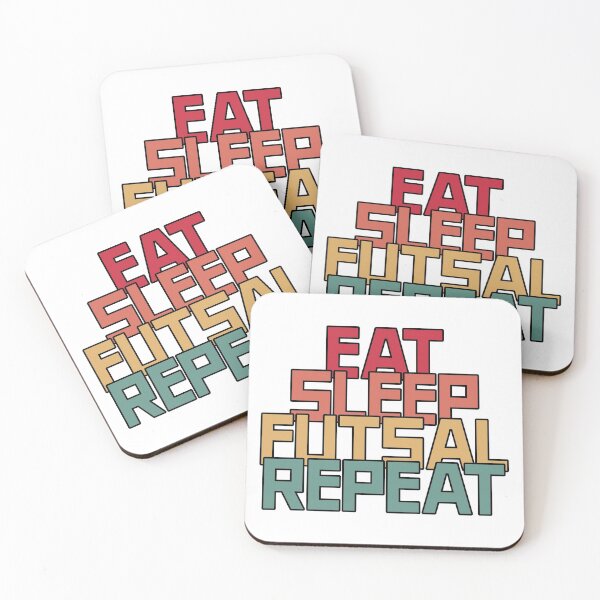 Item preview, Eat Sleep Futsal Repeat - Football shirt for Soccer Fans  designed and sold by 5lav.