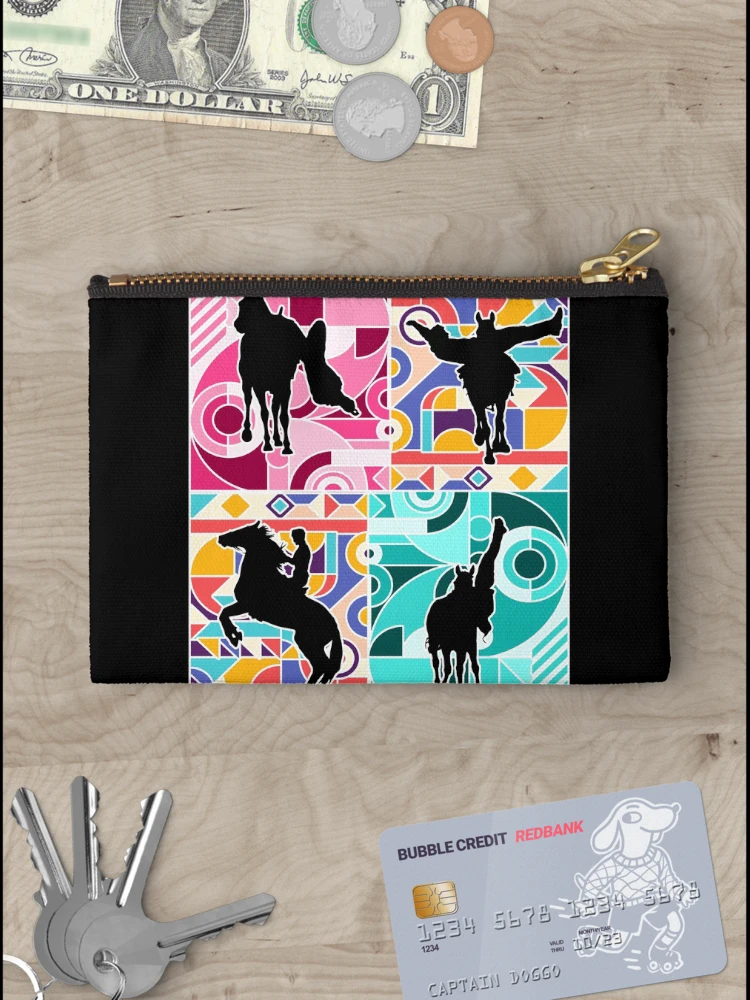 Thumbnail 3 of 4, Zipper Pouch, Vaulting Horses Riding Rider designed and sold by MooonTees.