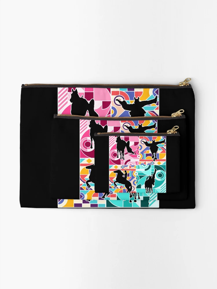 Thumbnail 2 of 4, Zipper Pouch, Vaulting Horses Riding Rider designed and sold by MooonTees.