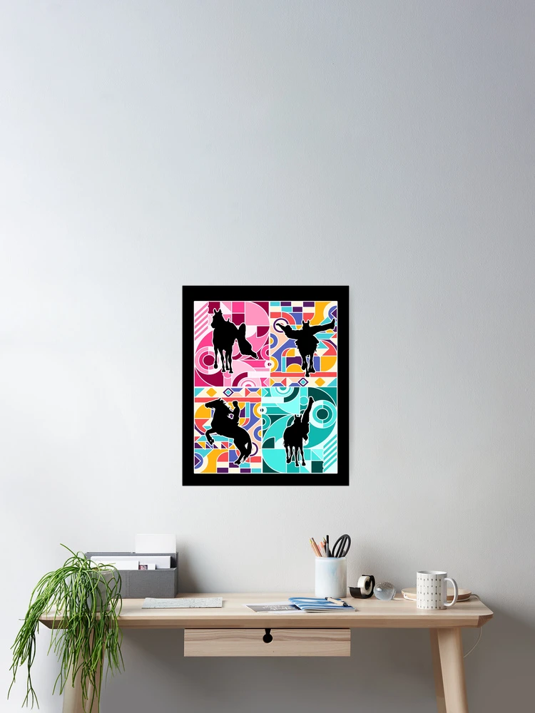 Thumbnail 2 of 3, Poster, Vaulting Horses Riding Rider designed and sold by MooonTees.