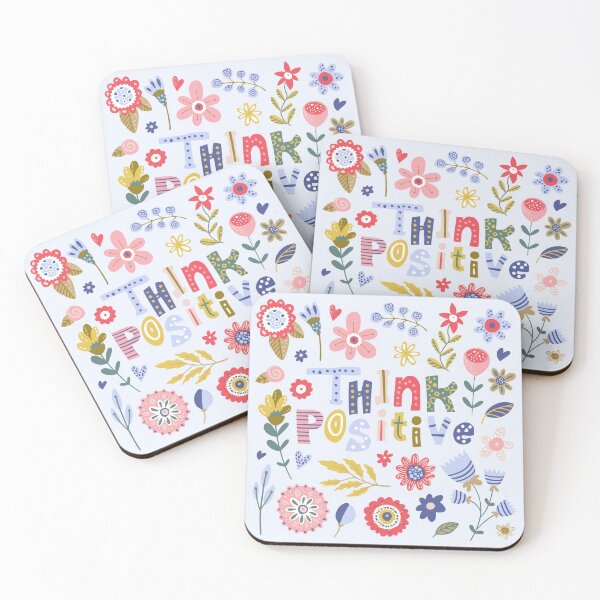 Item preview, Think Positive designed and sold by KrisInStitches.