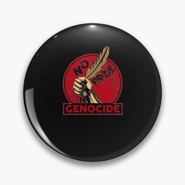Item preview, No Pride In Genocide Indigenous  designed and sold by RyanOlverStore.