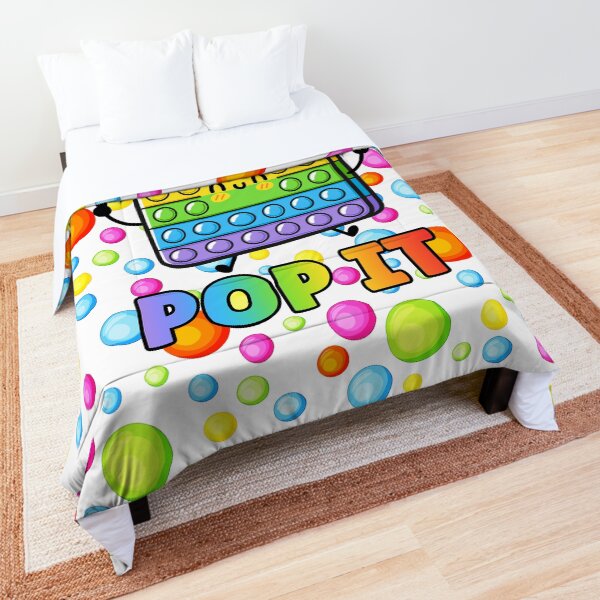 Pop it - happy smiley face Comforter