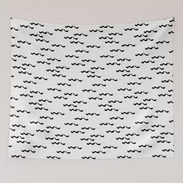 Item preview, Modern White Pattern With small waves designed and sold by anass002.