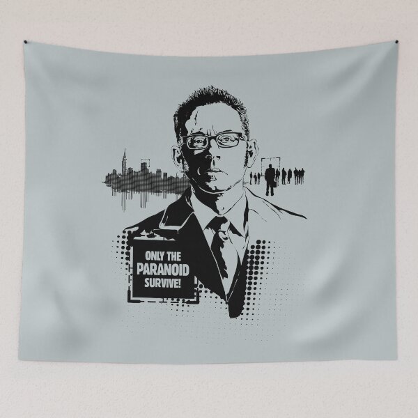 Item preview, Only The Paranoid Survive Straight Typo designed and sold by godgeeki.